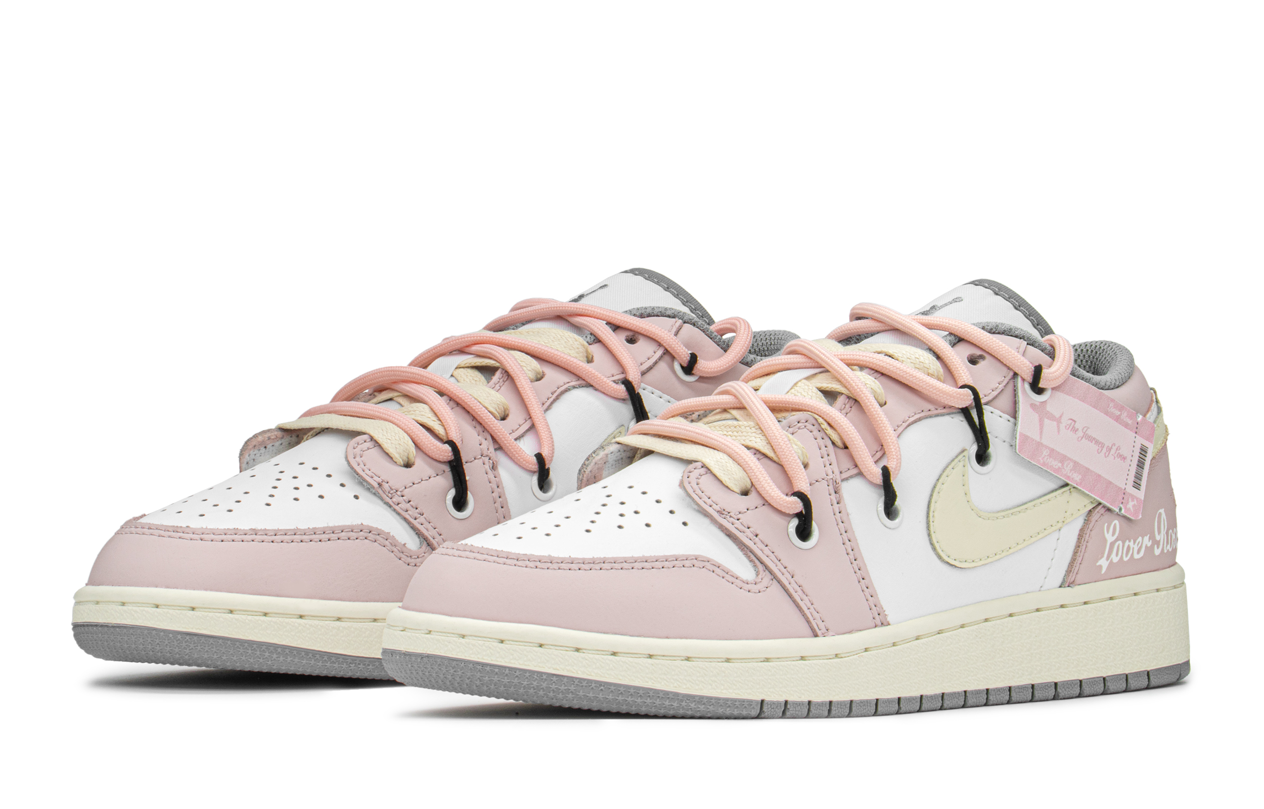 Shop エアジョーダン1 Low "バレンタインピンク" (AJ1 Low バレンタイン) 553560-053(TeamA-AJ情人玫瑰S-BOX)