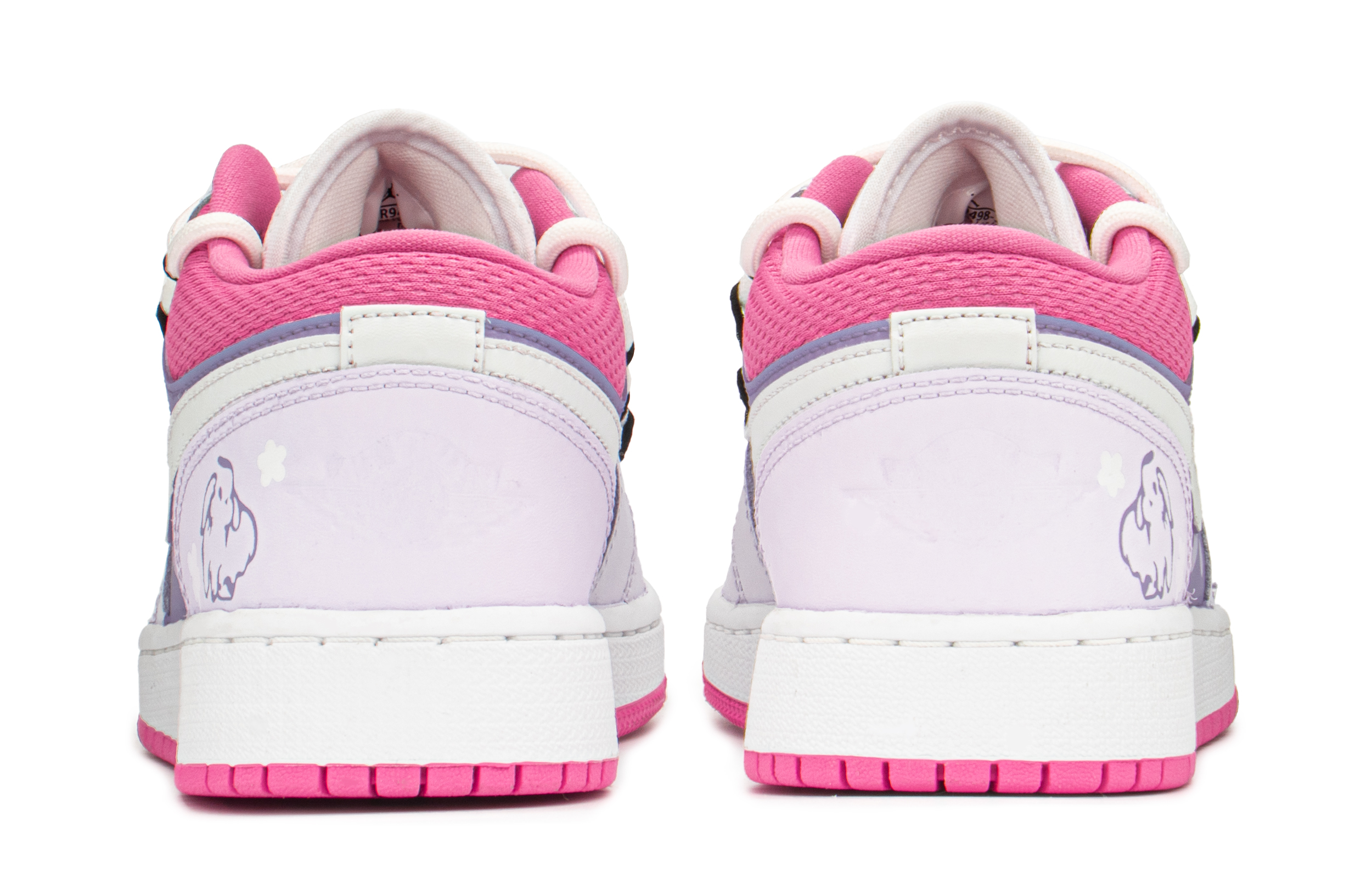 Details for [Kasut Kustom] Air Jordan 1 Low 'Hari Valentine Merah Jambu Ungu' DR9498-168(TeamA-AJ女粉兔子S-BOX)