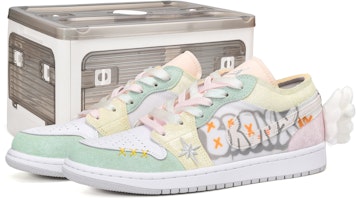 에어 조던 1 로우 '발렌타인 마카롱' (옐로우/화이트) DQ3727-100(TeamE-女款天使翅膀粉黄白BOX) Buy 에어 조던 1 로우 '발렌타인 마카롱' (옐로우/화이트) DQ3727-100(TeamE-女款天使翅膀粉黄白BOX)