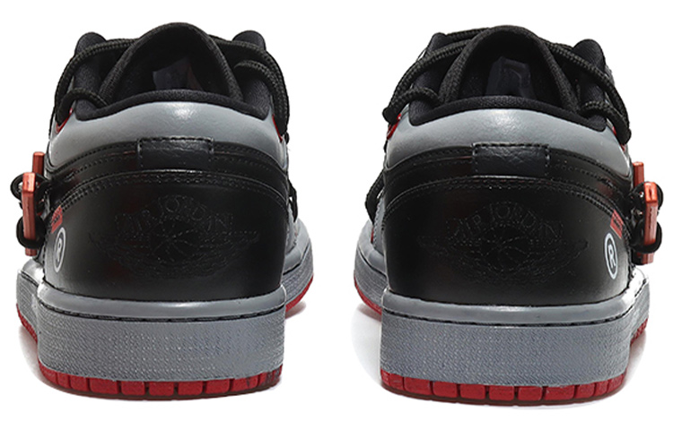 Purchase [Zapatillas Personalizadas] Air Jordan 1 Low 'Varsity Red Cyberpunk' 553558-606(Team10-闪电钩男红黑)