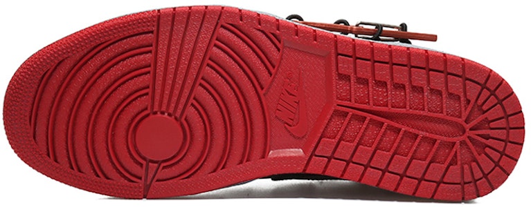 에어 조던 1 로우 '레드 사이버펑크' (커스텀) 553558-606(Team10-闪电钩男红黑) Details for 에어 조던 1 로우 '레드 사이버펑크' (커스텀) 553558-606(Team10-闪电钩男红黑)