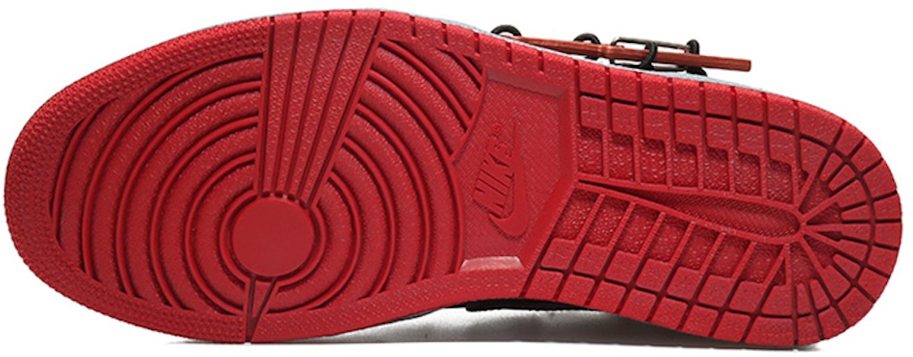 에어 조던 1 로우 '레드 사이버펑크' (커스텀) 553558-606(Team10-闪电钩男红黑) Details for 에어 조던 1 로우 '레드 사이버펑크' (커스텀) 553558-606(Team10-闪电钩男红黑)