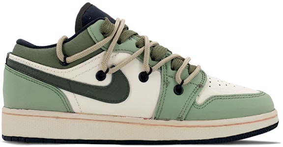 【訂製球鞋】Jordan Air Jordan 1 Low 解構鞋帶推薦 做舊 笑臉骷髏頭 低幫 復古籃球鞋 男款 墨綠 Lookbook 【訂製球鞋】Jordan Air Jordan 1 Low 解構鞋帶推薦 做舊 笑臉骷髏頭 低幫 復古籃球鞋 男款 墨綠