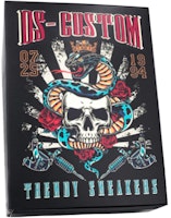 커스텀 에어 조던 1 로우 '빈티지 그린 스마일 해골' 553558-062(TeamK-绿野仙踪) 2