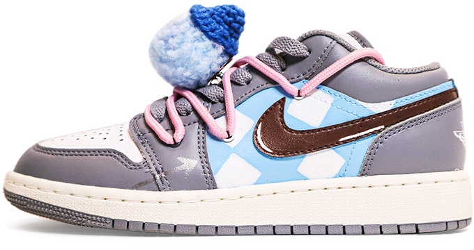 custom-shoes-air-jordan-1-low-vintage-grey-christmas