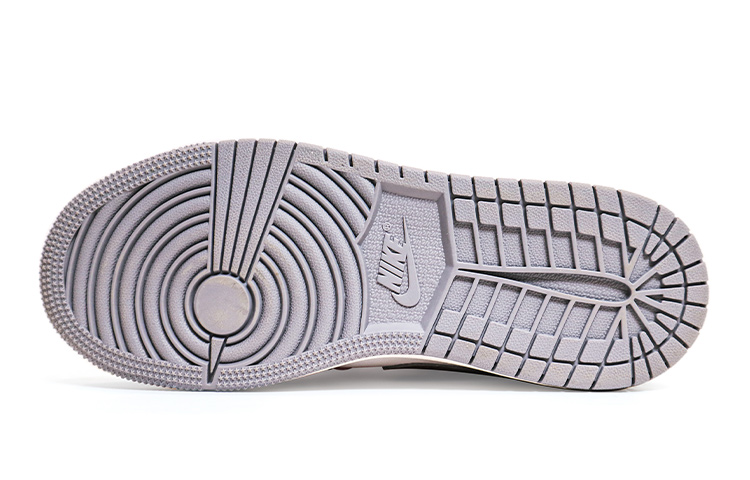 Details for [Sepatu Custom] Air Jordan 1 Low 'Vintage Grey Natal' 553560-053(TeamX-圣诞款菱格灰棕色GS款)