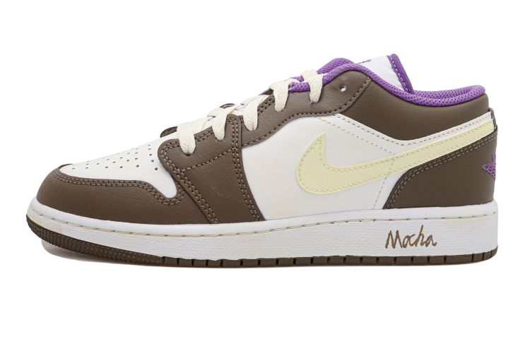 Order [定制鞋款] Air Jordan 1 Low '复古摩卡' 553560-215(Team拾玖-摩卡奶盖S-BOX）