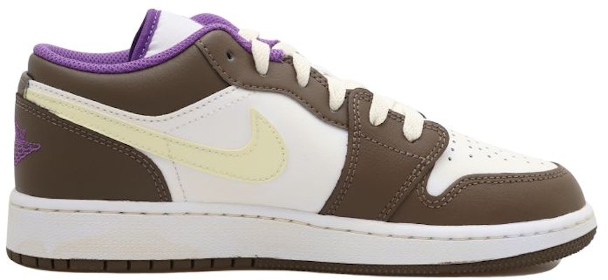 【客製化球鞋】Jordan Air Jordan 1 低筒 OKHR 老化 摩卡 字體 復古籃球鞋 GS 黃棕 Lookbook 【客製化球鞋】Jordan Air Jordan 1 低筒 OKHR 老化 摩卡 字體 復古籃球鞋 GS 黃棕