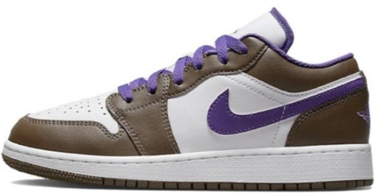 【客製化球鞋】Jordan Air Jordan 1 低筒 OKHR 老化 摩卡 字體 復古籃球鞋 GS 黃棕 Cheap 【客製化球鞋】Jordan Air Jordan 1 低筒 OKHR 老化 摩卡 字體 復古籃球鞋 GS 黃棕