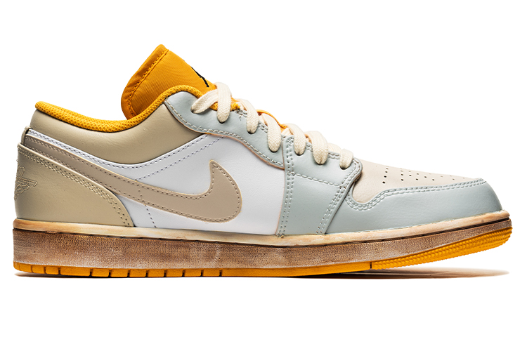 Order [Personalizadas] Air Jordan 1 Low "Pintura Vintage" 553558-701(TeamB-男款构图风C-BOX)