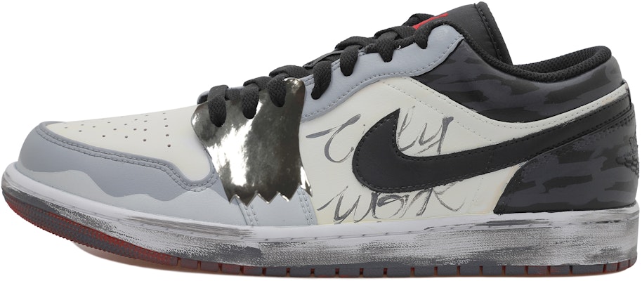 커스텀 에어 조던 1 로우 '빈티지 섀도우' (Custom Air Jordan 1 Low 'Vintage Shadow') 553558-066(Team拾玖-酷银做旧S-BOX) Order 커스텀 에어 조던 1 로우 '빈티지 섀도우' (Custom Air Jordan 1 Low 'Vintage Shadow') 553558-066(Team拾玖-酷银做旧S-BOX)