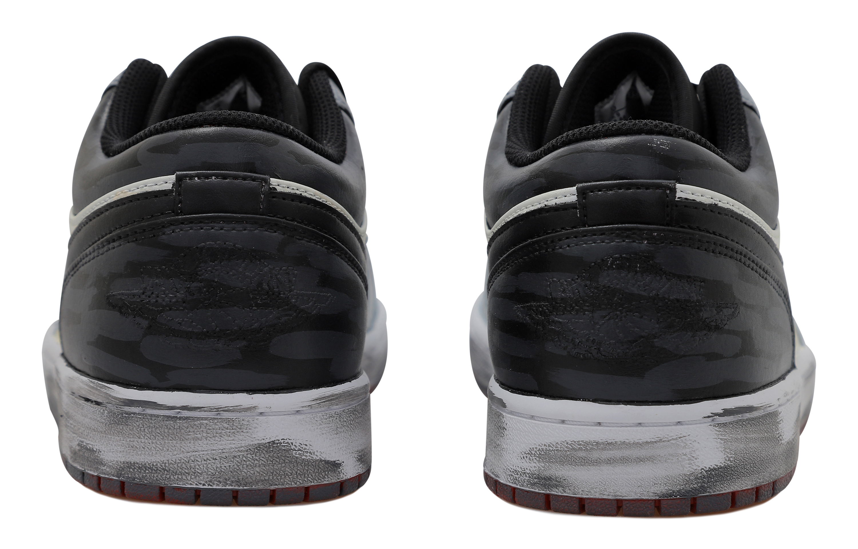 Purchase 커스텀 에어 조던 1 로우 '빈티지 섀도우' (Custom Air Jordan 1 Low 'Vintage Shadow') 553558-066(Team拾玖-酷银做旧S-BOX)