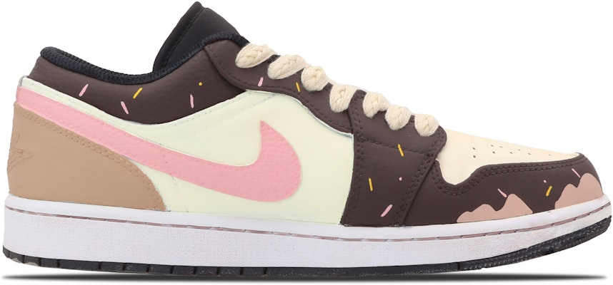 【定制球鞋】Jordan Air Jordan 1 華夫曲奇 夏日復古 高街 甜心 潮流 低幫 復古籃球鞋 男款 棕色 Order 【定制球鞋】Jordan Air Jordan 1 華夫曲奇 夏日復古 高街 甜心 潮流 低幫 復古籃球鞋 男款 棕色