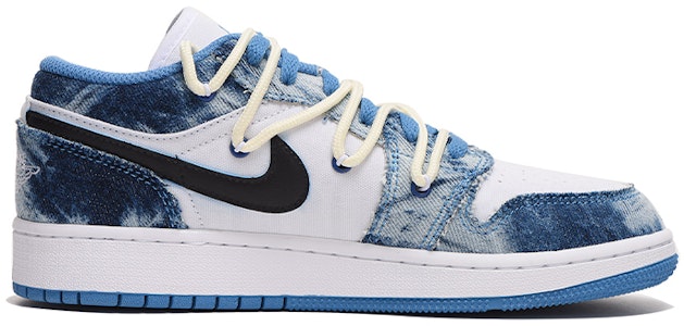 커스텀 에어 조던 1 로우 '워시드 데님' DM8947-100(Team拾伍-女款简约牛仔QD) Order 커스텀 에어 조던 1 로우 '워시드 데님' DM8947-100(Team拾伍-女款简约牛仔QD)