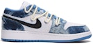 Order 커스텀 에어 조던 1 로우 '워시드 데님' DM8947-100(Team拾伍-女款简约牛仔QD)