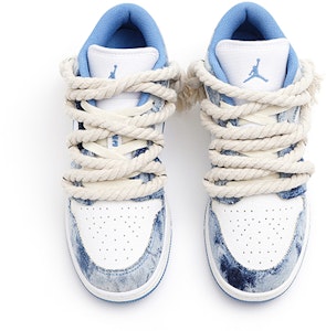 커스텀 에어 조던 1 로우 '워시드 데님' DM8947-100(Team15-牛仔街区) Shop 커스텀 에어 조던 1 로우 '워시드 데님' DM8947-100(Team15-牛仔街区)