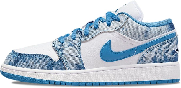 커스텀 에어 조던 1 로우 '워시드 데님' DM8947-100(Team拾伍-女款简约牛仔QD) Details for 커스텀 에어 조던 1 로우 '워시드 데님' DM8947-100(Team拾伍-女款简约牛仔QD)