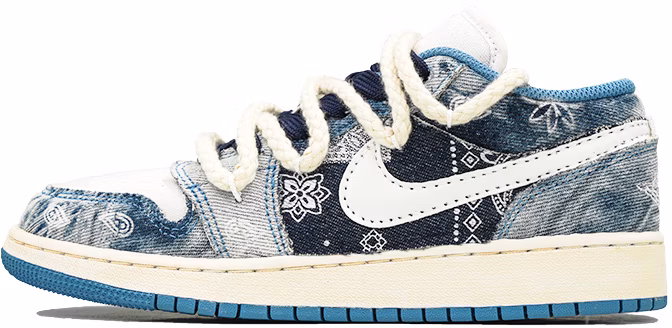 custom-shoes-air-jordan-1-low-washed-denim-paisley