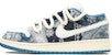 커스텀 에어 조던 1 로우 '데님 페이즐리' DM8947-100(Team27-女款牛仔腰果花水洗蓝)