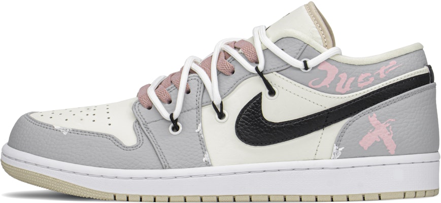 【定制球鞋】 Jordan Air Jordan 1 Low FZBB 嘻哈 解構 西海岸 低筒 復古籃球鞋 男款 黑白灰 肉粉 Buy 【定制球鞋】 Jordan Air Jordan 1 Low FZBB 嘻哈 解構 西海岸 低筒 復古籃球鞋 男款 黑白灰 肉粉