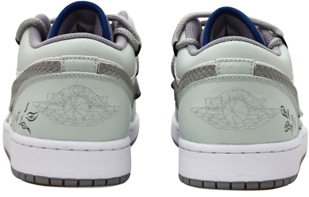 【定制球鞋】 Jordan Air Jordan 1 Low OKHR 中國風 西湖龍井 茶葉 編織貼 麻繩 解構風 低幫 復古籃球鞋 男款 米綠 Purchase 【定制球鞋】 Jordan Air Jordan 1 Low OKHR 中國風 西湖龍井 茶葉 編織貼 麻繩 解構風 低幫 復古籃球鞋 男款 米綠