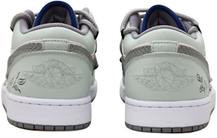 【定制球鞋】Jordan Air Jordan 1 Low OKHR 中國風 西湖龍井 茶葉 編織貼 麻繩 解構風 低幫 復古籃球鞋 GS 米綠 Purchase 【定制球鞋】Jordan Air Jordan 1 Low OKHR 中國風 西湖龍井 茶葉 編織貼 麻繩 解構風 低幫 復古籃球鞋 GS 米綠
