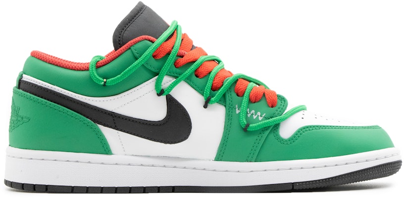 커스텀 에어 조던 1 로우 '화이트-그린 디컨' 553558-063(Team57-男款青涩) Order 커스텀 에어 조던 1 로우 '화이트-그린 디컨' 553558-063(Team57-男款青涩)