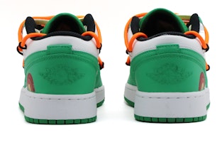 【訂製球鞋】Jordan Air Jordan 1 彩虹 戶外 穿搭 街頭風 高街 簡約 標籤 解構 低筒 復古籃球鞋 男款 白綠 Shop 【訂製球鞋】Jordan Air Jordan 1 彩虹 戶外 穿搭 街頭風 高街 簡約 標籤 解構 低筒 復古籃球鞋 男款 白綠