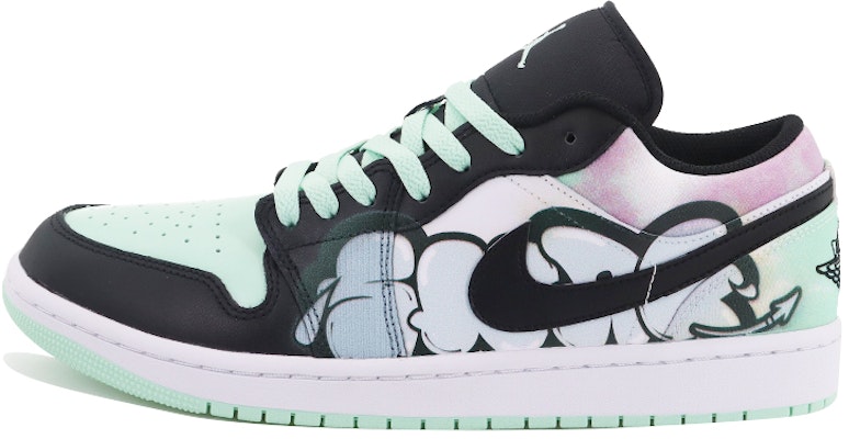 커스텀 에어 조던 1 로우 '흰검녹 그래피티' DM1199-100(Team10-个性涂鸦) Buy 커스텀 에어 조던 1 로우 '흰검녹 그래피티' DM1199-100(Team10-个性涂鸦)