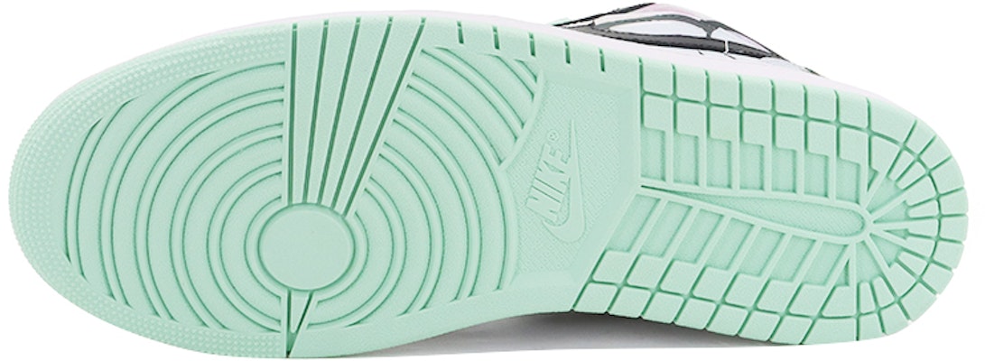 커스텀 에어 조던 1 로우 '흰검녹 그래피티' DM1199-100(Team10-个性涂鸦) Details for 커스텀 에어 조던 1 로우 '흰검녹 그래피티' DM1199-100(Team10-个性涂鸦)