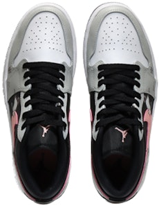 カスタムAJ1 ロー "白黒ピンク" 553558-062(Team10-毛线猫) Shop カスタムAJ1 ロー "白黒ピンク" 553558-062(Team10-毛线猫)