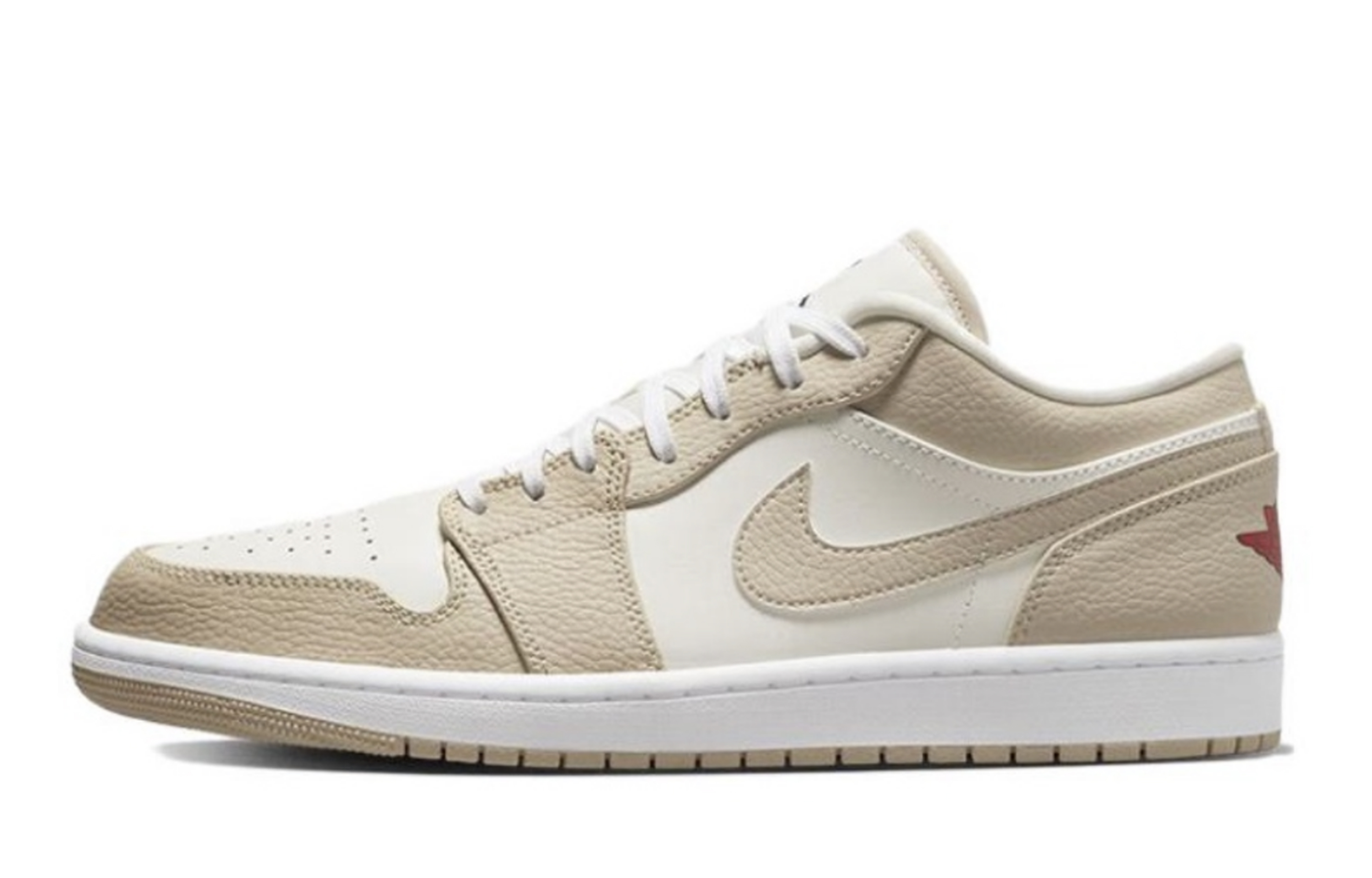 Purchase 에어 조던 1 로우 '화이트 브라운 그린' 커스텀 슈즈 FB7168-121(Team51-男款木棉春)