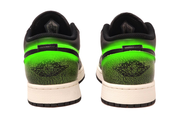 Purchase 커스텀 에어 조던 1 로우 '화이트 그린 엘리펀트 스네이크' DO8244-003(Team拾玖-女款夜光QD)