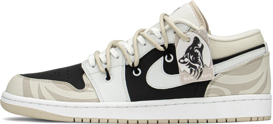 【定制球鞋】Jordan Air Jordan 1 Low 減齡 捕獵者 解構 禮盒 低幫 復古籃球鞋 男款 白卡其 Order 【定制球鞋】Jordan Air Jordan 1 Low 減齡 捕獵者 解構 禮盒 低幫 復古籃球鞋 男款 白卡其