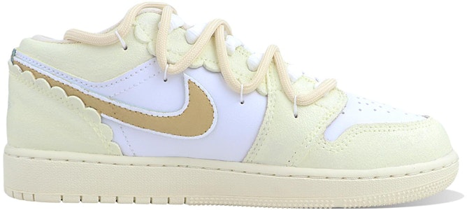 【訂製球鞋】 Jordan Air Jordan 1 Low 酷跑小狗 舒適百搭 潮流 中筒 復古籃球鞋 GS 白米黃 Order 【訂製球鞋】 Jordan Air Jordan 1 Low 酷跑小狗 舒適百搭 潮流 中筒 復古籃球鞋 GS 白米黃