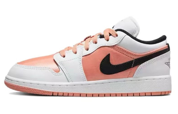 Sizing [Kasut Custom] Air Jordan 1 Low 'Putih Merah Jambu' DM8960-801(Team叁-女款AJ兔球QD)