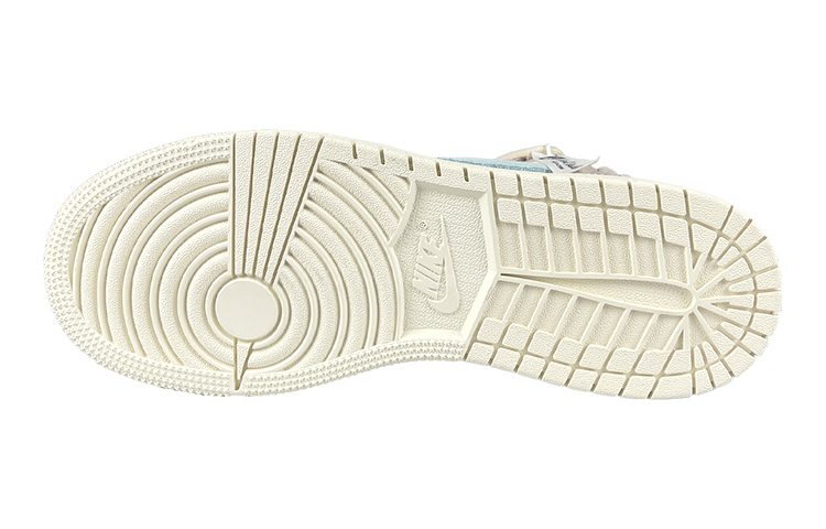 Details for 【定製籃球鞋】 Jordan Air Jordan 1 天使之翼 兔子布標 花邊 解構 美式 低筒 復古籃球鞋 GS 白粉