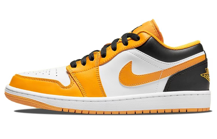 Sizing 커스텀 에어 조던 1 로우 '흰노랑 빈티지 학' (Custom 에어 조던 1 로우 '흰노랑 빈티지 학') 553558-701(TeamB-男款阿玛戎之战C-BOX)
