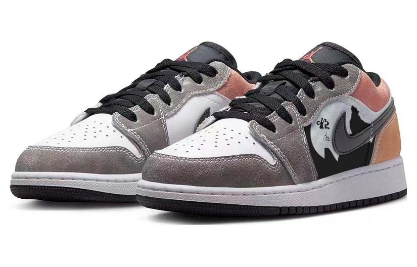 Lookbook 에어 조던 1 로우 '늑대산 토템' (커스텀) DX4334-008(Team56-狼山图腾)