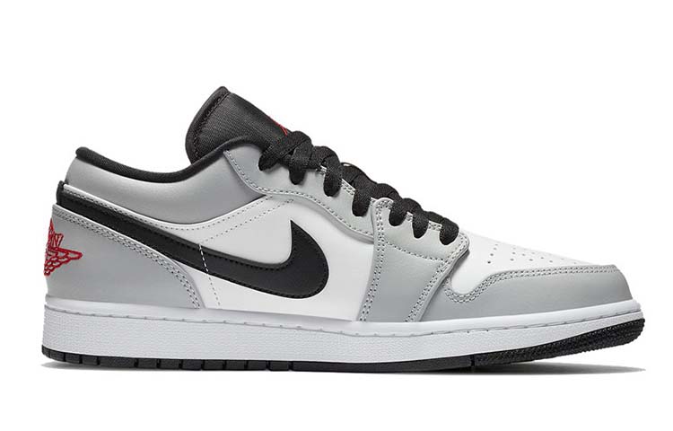 Order [Sepatu Kustom] Air Jordan 1 Low 'Abu Semangat Serigala' 553558-030(Team56-狼山图腾)