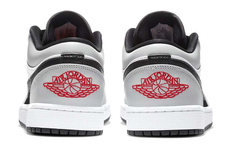 Shop [Sepatu Kustom] Air Jordan 1 Low 'Abu Semangat Serigala' 553558-030(Team56-狼山图腾)