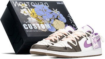 【訂製球鞋】 Jordan Air Jordan 1 FZBB 星紫情人 Y2k 低筒 復古籃球鞋 GS 黑棕紫 Buy 【訂製球鞋】 Jordan Air Jordan 1 FZBB 星紫情人 Y2k 低筒 復古籃球鞋 GS 黑棕紫