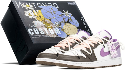 【訂製球鞋】 Jordan Air Jordan 1 FZBB 星紫情人 Y2k 低筒 復古籃球鞋 GS 黑棕紫 Buy 【訂製球鞋】 Jordan Air Jordan 1 FZBB 星紫情人 Y2k 低筒 復古籃球鞋 GS 黑棕紫