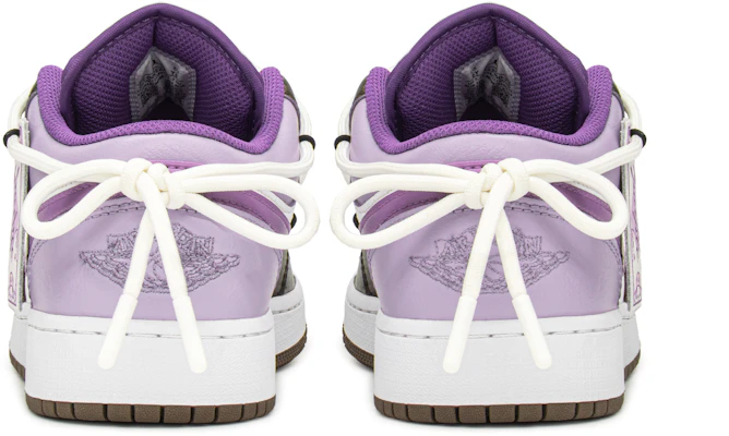 에어 조던 1 로우 'Y2K 블랙 브라운 퍼플' (커스텀) 553560-215(TeamA-AJ星紫情人S-BOX) Purchase 에어 조던 1 로우 'Y2K 블랙 브라운 퍼플' (커스텀) 553560-215(TeamA-AJ星紫情人S-BOX)