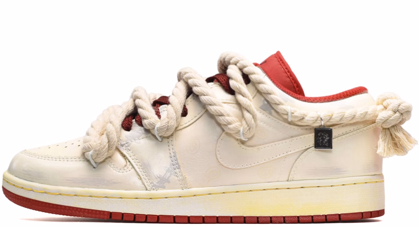 custom-shoes-air-jordan-1-low-yellow-grey-vintage-vine