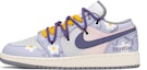 Order 커스텀 에어 조던 1 로우 '옐로 퍼플 데이지 스페셜 박스' (79 characters) 553560-053(TeamA-AJ爱心紫色S-BOX)