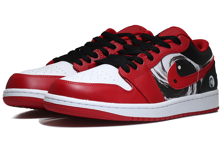 Lookbook [定制鞋] Air Jordan 1 Low '阴阳道家' 553558-163(Team10-阴阳禅道-QD)