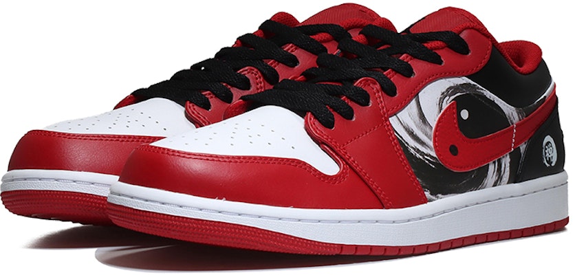 커스텀 에어 조던 1 로우 '음양도'(Custom 에어 조던 1 로우 '음양도') 553558-163(Team10-阴阳禅道-QD) Lookbook 커스텀 에어 조던 1 로우 '음양도'(Custom 에어 조던 1 로우 '음양도') 553558-163(Team10-阴阳禅道-QD)