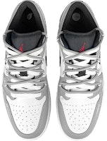 【訂製球鞋】Jordan Air Jordan 1 低筒 陰陽 解構 舒適 耐磨透氣 復古籃球鞋 男款 白灰 Shop 【訂製球鞋】Jordan Air Jordan 1 低筒 陰陽 解構 舒適 耐磨透氣 復古籃球鞋 男款 白灰