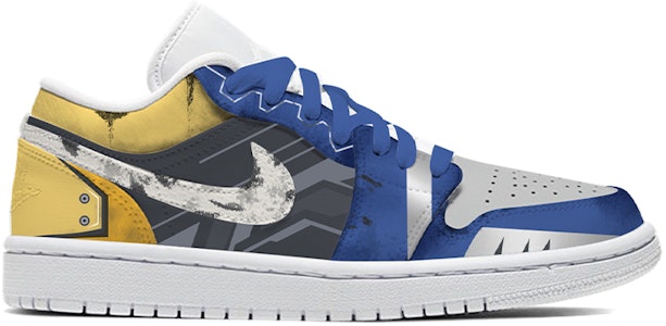 에어 조던 1 로우 블루 옐로우 '메카 스플래터' (커스텀) 553558-112(TeamE--男款战损机甲蓝黄) Order 에어 조던 1 로우 블루 옐로우 '메카 스플래터' (커스텀) 553558-112(TeamE--男款战损机甲蓝黄)